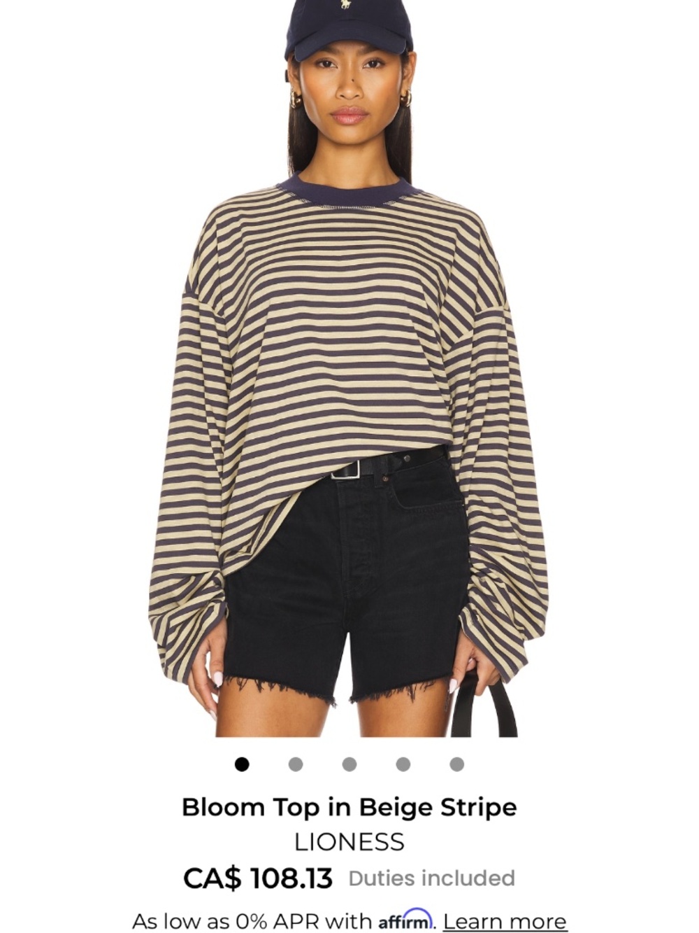 Lioness striped long sleeve